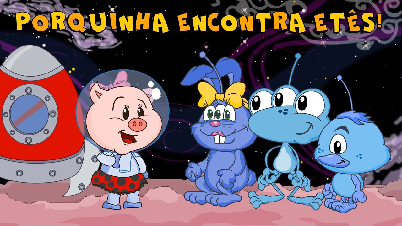 PORQUINHA ROSA ENCONTRA ETs - Mundo Aquarela Kids