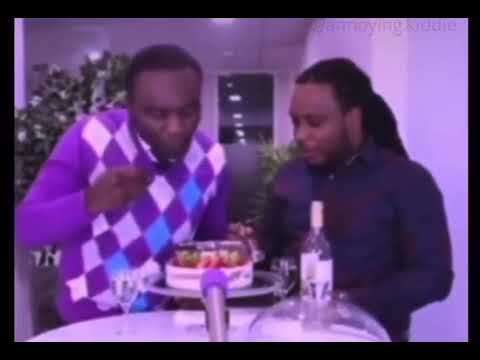 Congomokili déguste le gâteau "quelle grâce"