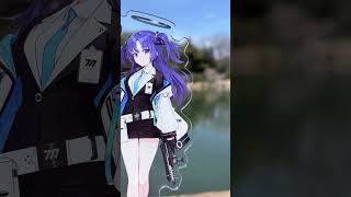 3.14、ユウカと行く岡山日帰り旅(canva編集)#ブルーアーカイブ#岡山城