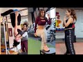 Shagun Ajmani Nia Sharma Mehreen Pirzada Elnaaz Norouzi Workout At Gym