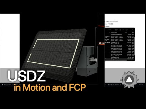 Focus on USDZ in Motion and Final Cut