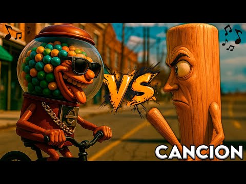 TUNG TUNG SAHUR vs CHICLETEIRA BICICLETEIRA (SONG BRAINROT) 🐸 SIMBA