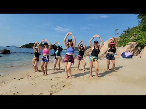 PEARLY SHELLS TINY BUBBLES DANCE| ZUMBA, EASY STEPS TO FOLLOW.