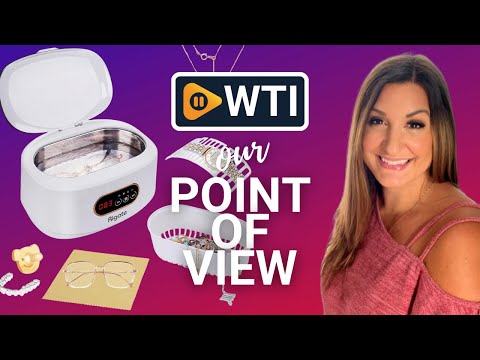 RIGATE Ultrasonic Jewelry Cleaner Machine（22.3oz/660ml）with Glasses Ring Silver Eyeglass Professional Sonic Cleaning - WTI product video review