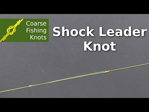 Feeder fishing shock leader knot
