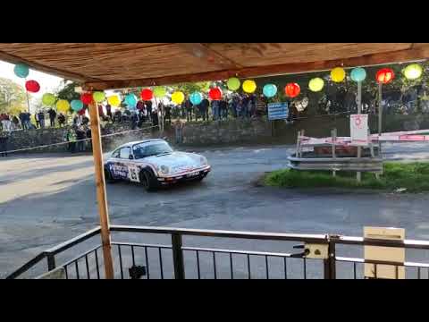 Incidente Enrico Brazzoli e Manuel Fenoli su Porsche 911 sc al Rally Sanremo Storico