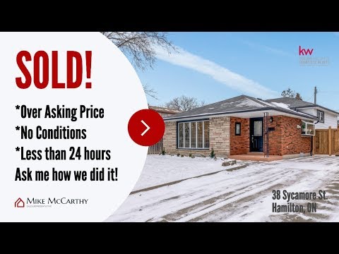 SOLD! 38 Sycamore Street Hamilton Ontario | Hamilton Real Estate | Mike McCarthy Realty