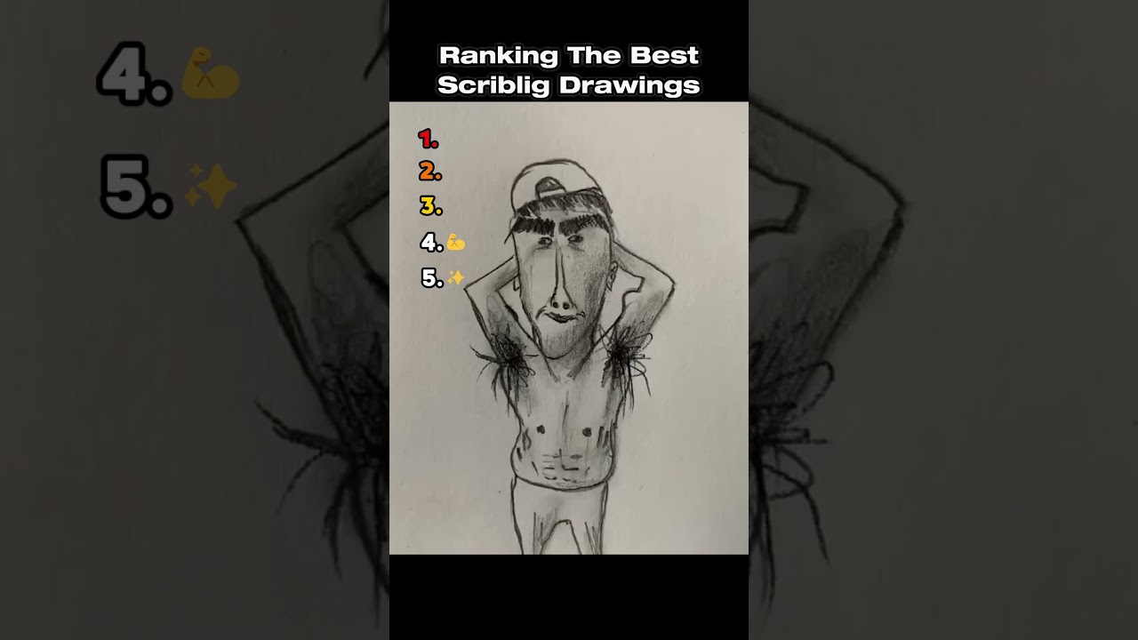 Ranking The Best Scriblig Drawings (Part 3) #ranking #funny #drawing