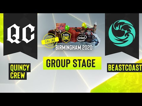 Dota2 - Quincy Crew vs. Beastcoast - Game 3 - ESL One Birmingham 2020 - Group Stage - NA