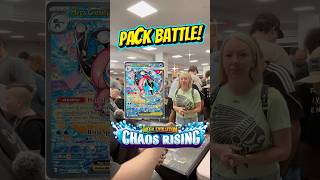 Chaos Rising Pack Battle! #pokemon #vendorpov #packbattle #pokemoncards #pokemontcg #chaosrising