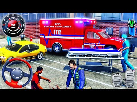 Emergency Ambulance Driver Simulator 3D - City Rescue Van Driving - Android GamePlay #2