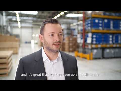 Automation with STILL AGV Reach trucks at AUDI distribution center by STILL and Dematic