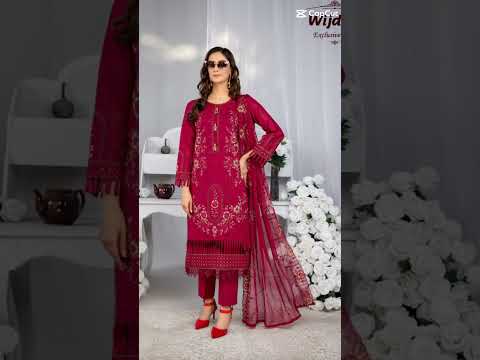 Wijdan X WW Fabrics | Fantak Lawn Embroidered Vol-07 Collection | Wijdan Exclusive Store