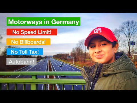 Highways in Germany without speed limit | Autobahn in Germany 4K | Urdu/Hindi