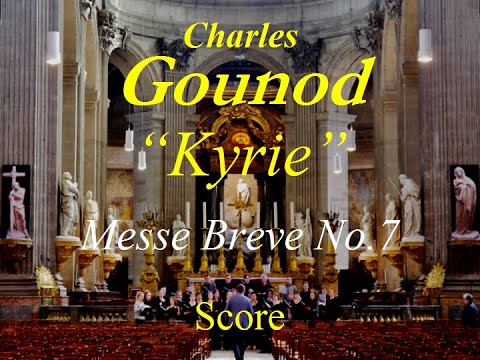 Gounod - Messe brève no 7 Kyrie - Score