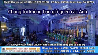 Chúng Tôi không bao giờ Quên các Anh