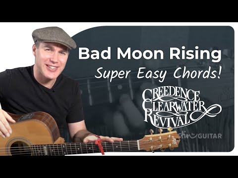 Bad Moon Rising Easy Guitar Lesson | Creedence Clearwater Revival