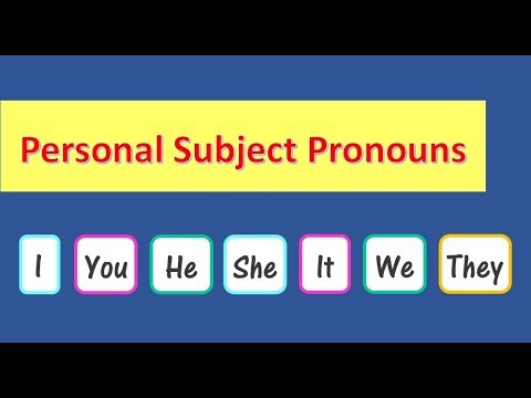 ✅ Los Pronombres Personales en Inglés