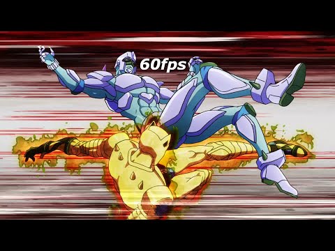 Josuke vs Kira except only the best part (60FPS)