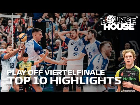 SPEKTAKULÄRER FIGHT im letzten VIERTELFINALE😳🥵 | TOP 10 HIGHLIGHTS - Volleyball Bundesliga