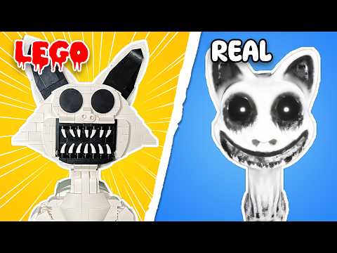 I built HORROR GAMES in LEGO