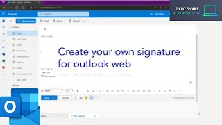 How to create a signature in Outlook web ??