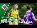 Henk Veerman verliest in oefenduel van Sparta bij ADO-debuut