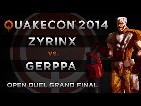 Zyrinx vs gerppa - QuakeCon 2014 Open duel (GRAND FINAL)