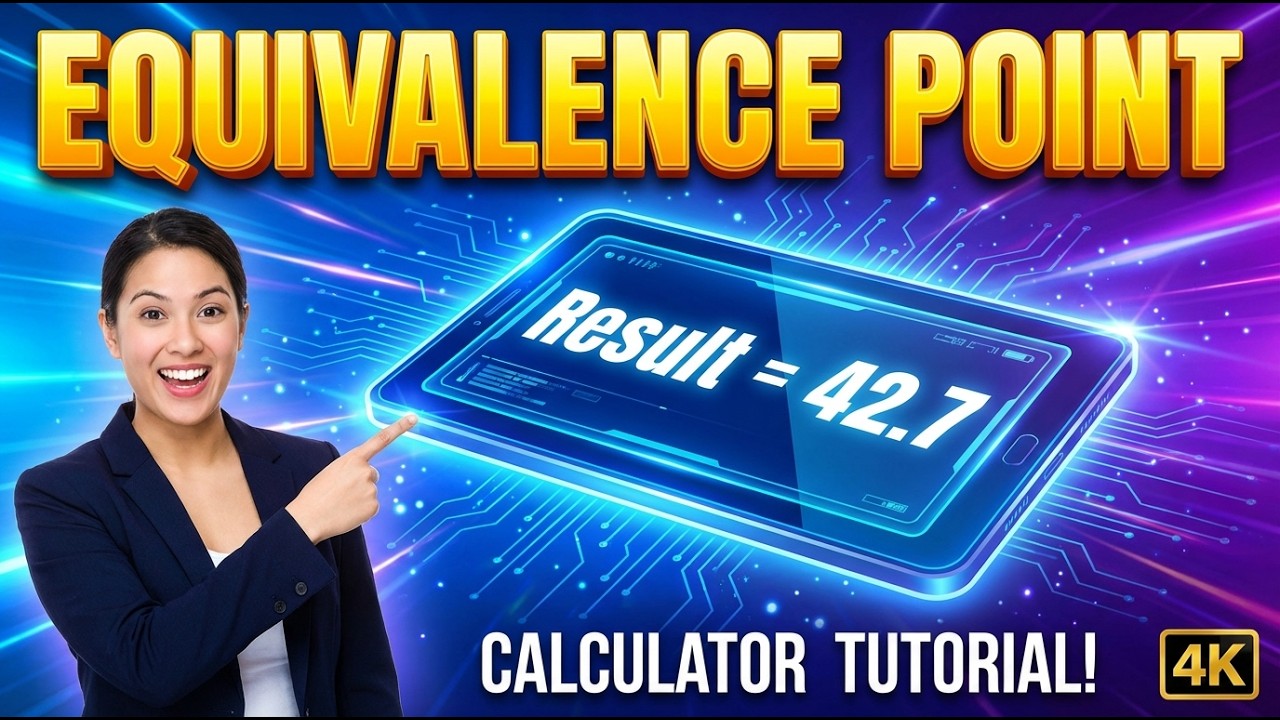 Equivalence Point Interactive Calculator