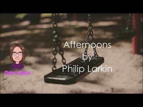 Afternoons by Philip Larkin (detailed analysis)