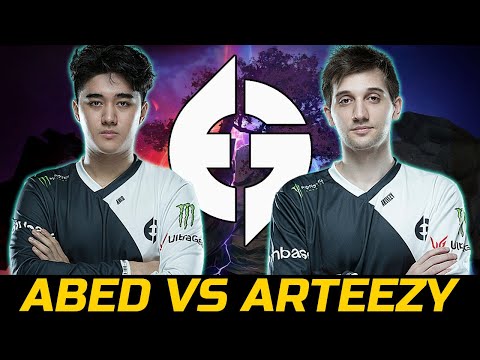 EG CARRIES BATTLE - ABED VS ARTEEZY DOTA 2