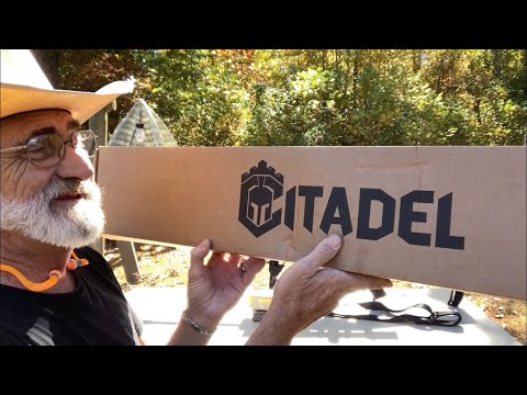 Unboxing my new Citadel Mariner 12g pump action shotgun synthetic black and nickel