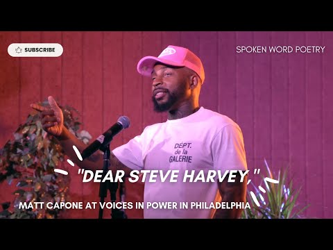 Matt Capone - "Dear Steve Harvey" at Voices In Power | Spoken Word Poetry
