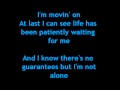 Rascal Flatts-I'm moving on lyrics