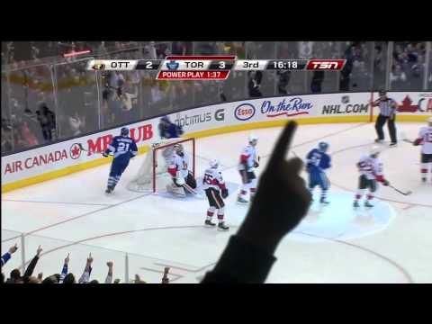 Kessel's Goal - Sens 2 vs Leafs 4 - Mar 6th 2013 (HD)