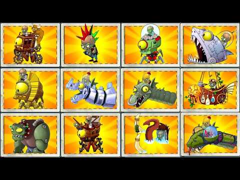 PVZ 2 - All Plants Max Level vs All Zombots - Which Zomboss 's Strongest?