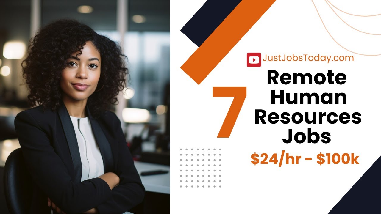 7 Remote Jobs in Human Resources (HR) #workfromhome  #remotework