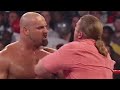 Goldberg takes out Triple H: Raw, Sept. 15, 2003