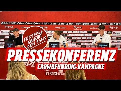 FSV TV | Pressekonferenz zum Start der Crowdfunding-Kampagne "Fussball gehört den Fans"