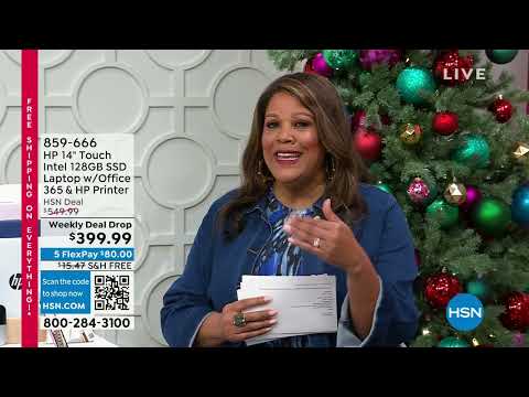 HP 14" Touchscreen Intel Laptop-Paket mit HP Drucker und...