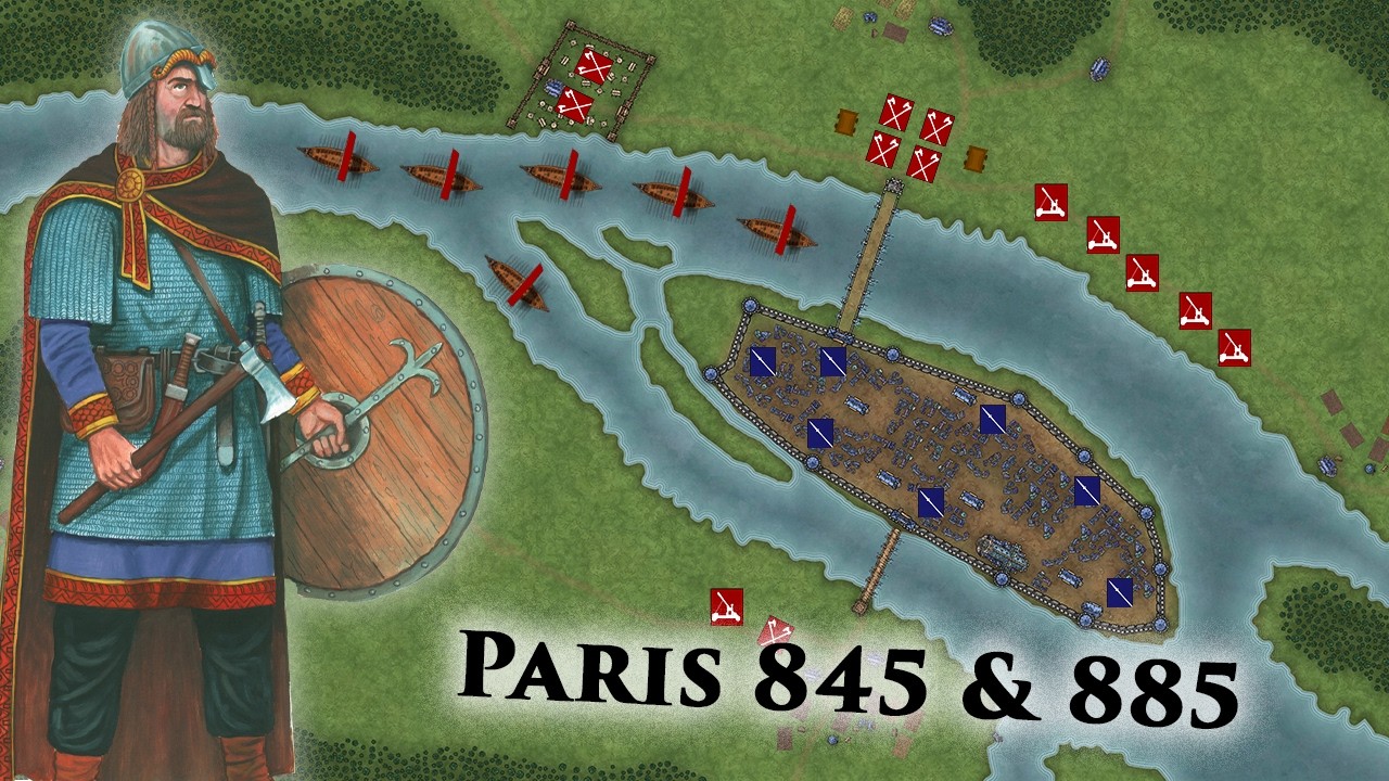 Fact and Fiction: Both (Viking) Sieges of Paris 845 / 885