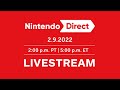 Nintendo Direct Livestream - February 9, 2022