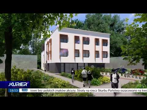 Łomianki - Powstanie nowy budynek Ośrodka Pomocy Społecznej (materiał TVP3 Warszawa)