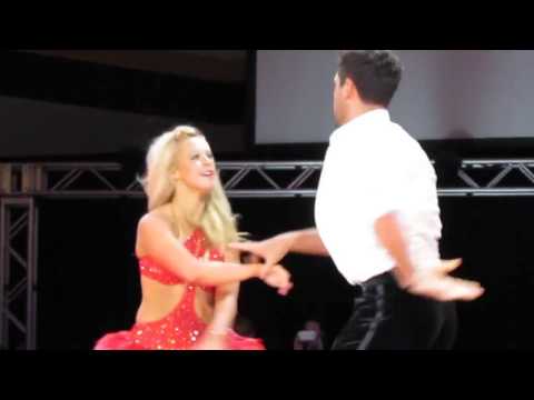 Maksim Chmerkovskiy & Chelsie Hightower at Lakeland College, Wisconsin