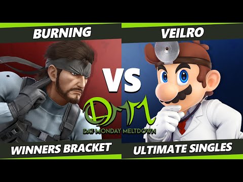 DAT Monday Meltdown 239 - Burning (Snake) Vs. Veilro (Dr Mario) SSBU Ultimate Tournament