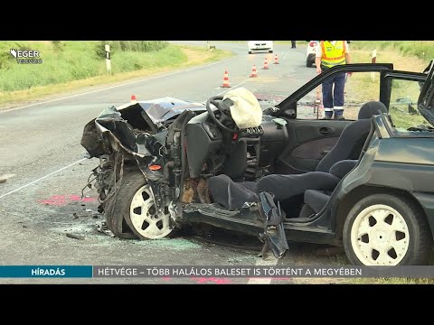 Hétvége – Több halálos baleset is történt a megyében - 2021.06.14.