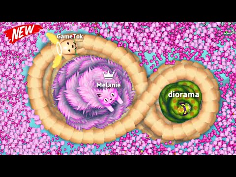 Snake io 🐍 Divine Pupper Vs Bubblegum Snake Skin Top 01 The Map Epic Snakeio GamePlay