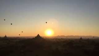 preview picture of video '瞬間看日出 Time lapse sunrise at Bagan'