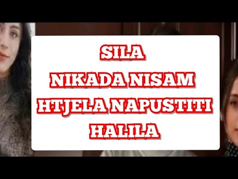 SILA TURKOGLU JE REKLA DA NIKADA NIJE HTJELA - NAPUSTITI HALILA IBRAHIMA CEYHANA!
