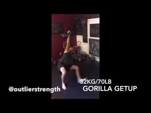 32kg/70lb Gorilla Kettlebell Getup Joe Rogan